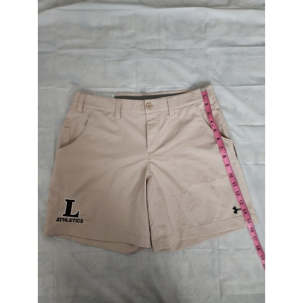Under Armour Women's L Athletics Relaxed Fit Chino Shorts Size 8 - Picture 14 of 15